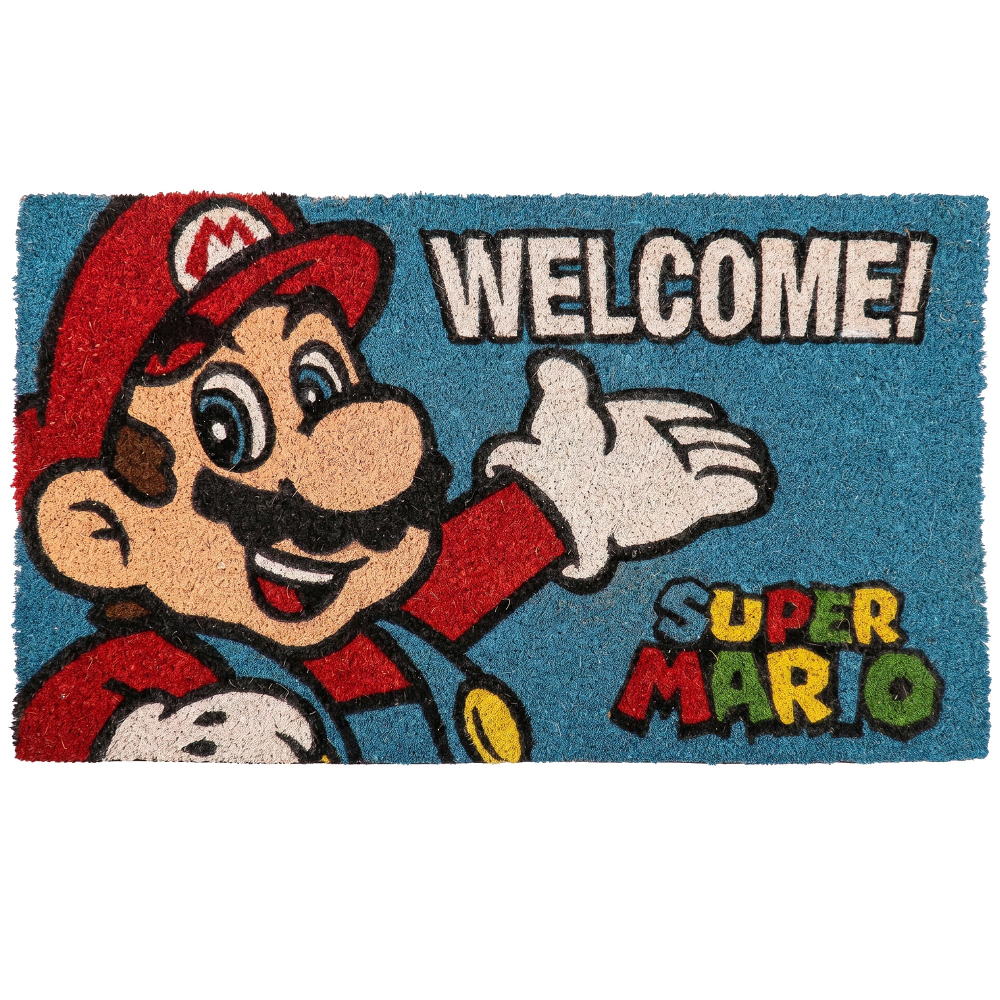 Amazon.com: Pyramid America Super Mario Doormat -Welcome Mario